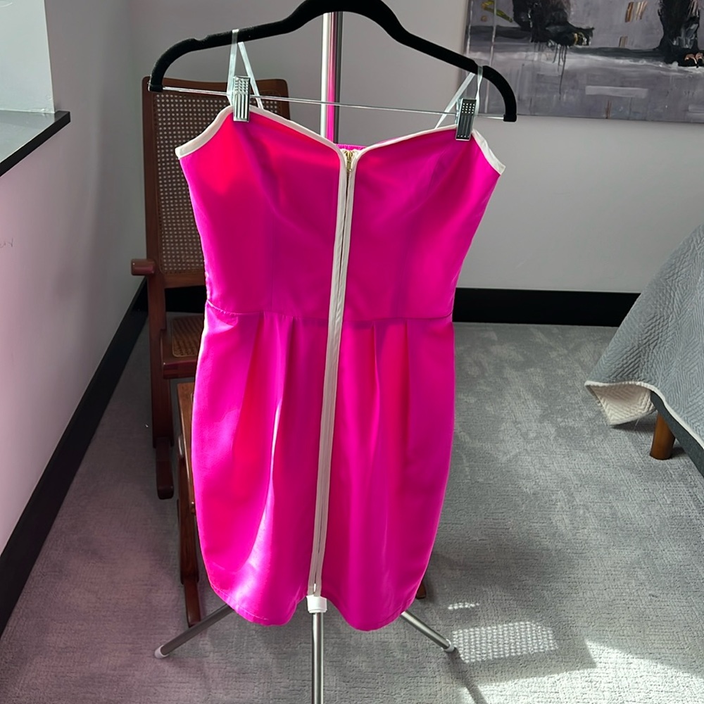 Amanda Uprichard hot pink dress